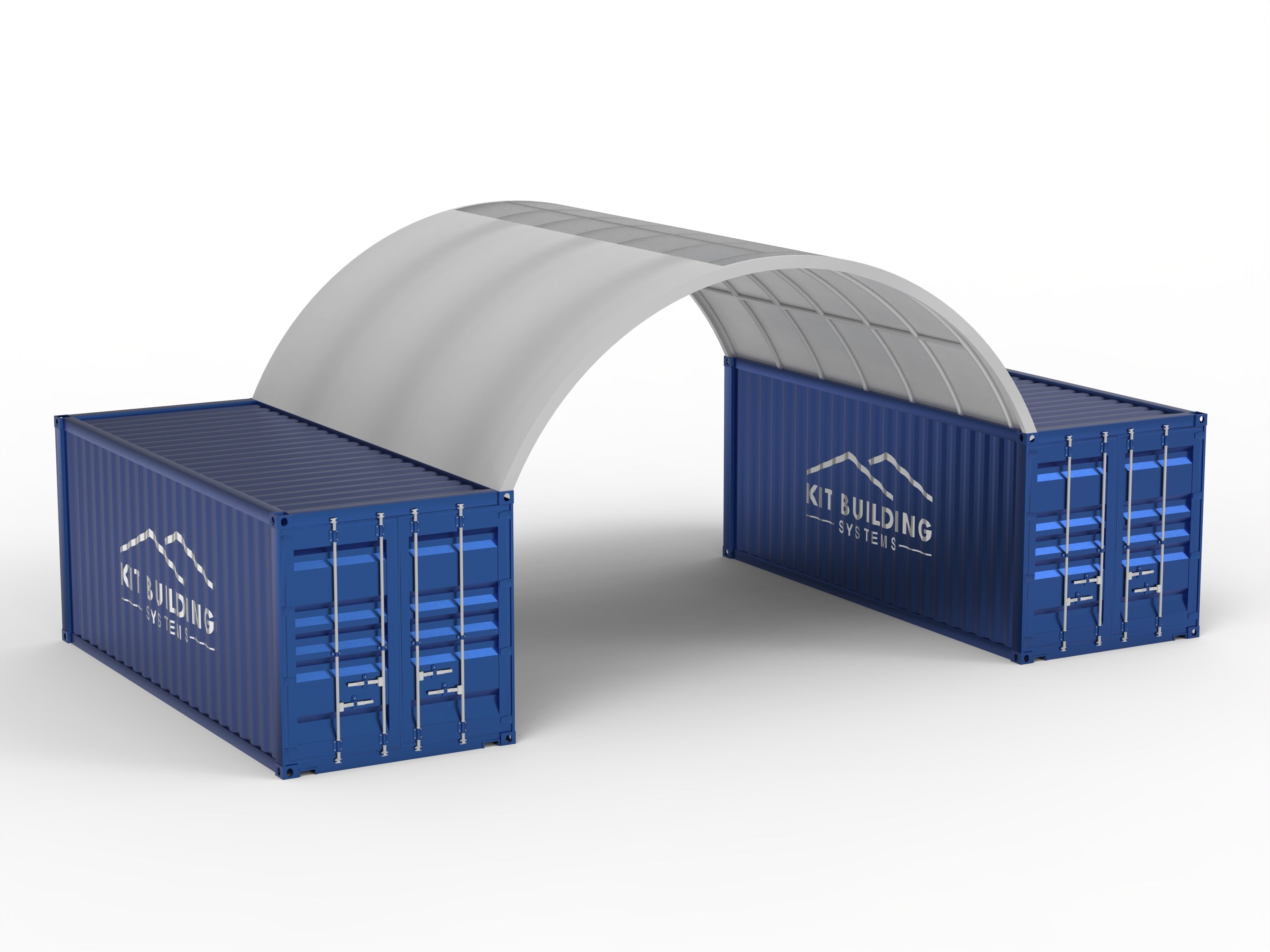 Auvents de conteneurs - 20 pieds x 20 pieds x 6,5 pieds (6 mx 6 mx 2 m)