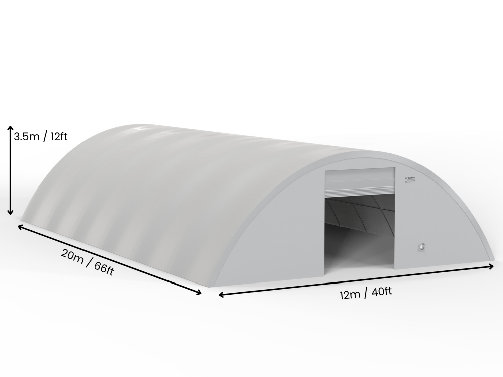 Bâtiments de stockage ronds en PVC