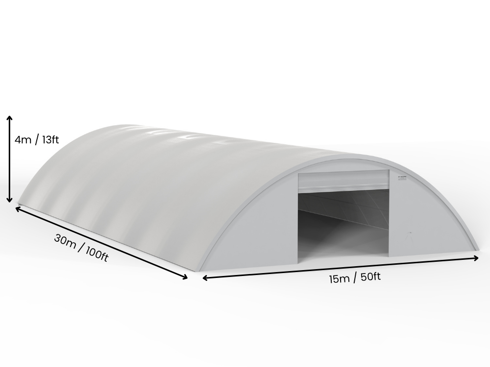 Bâtiments de stockage ronds en PVC