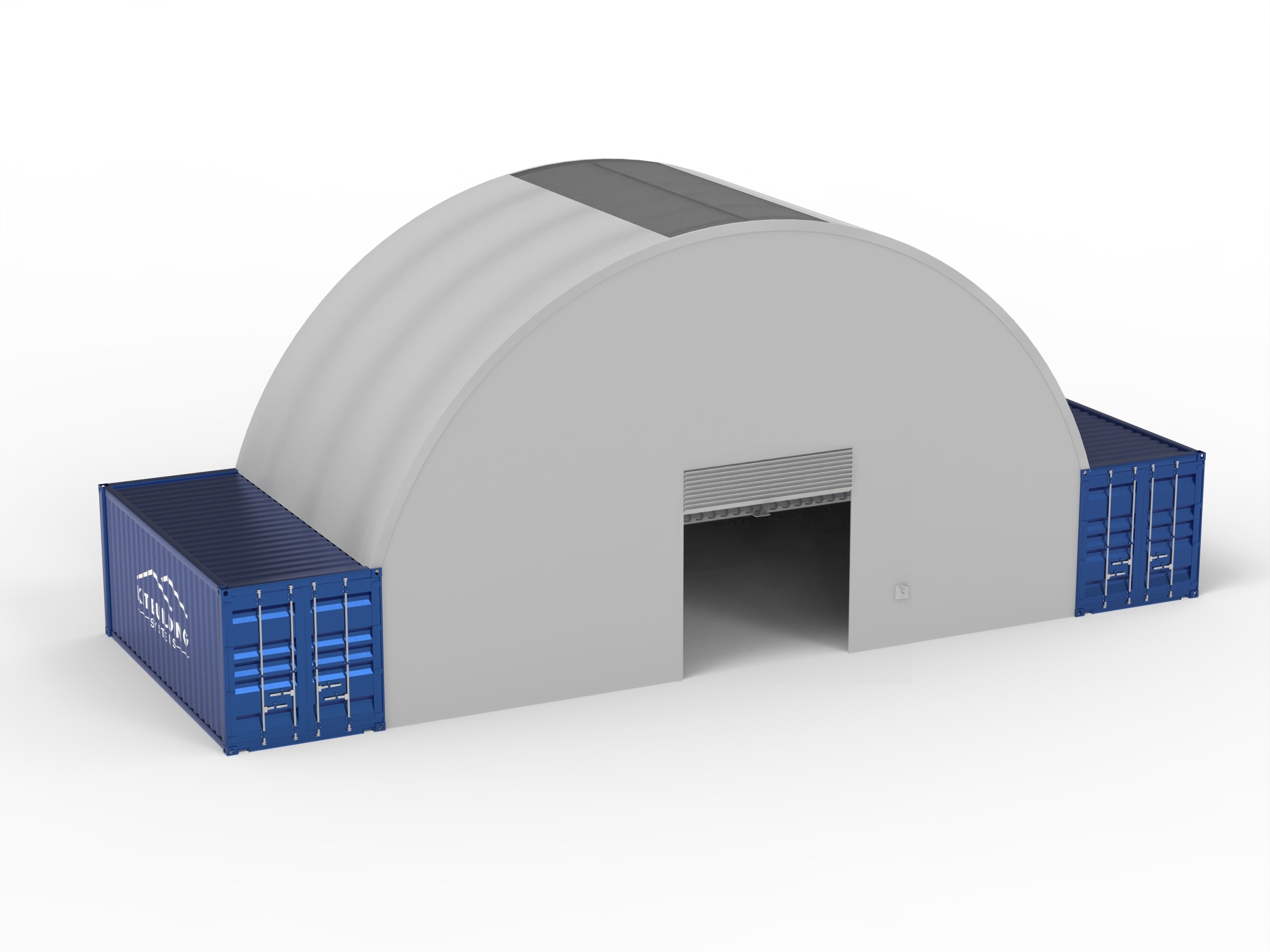 Container­überdachung (12m x 6m x 4.5m)