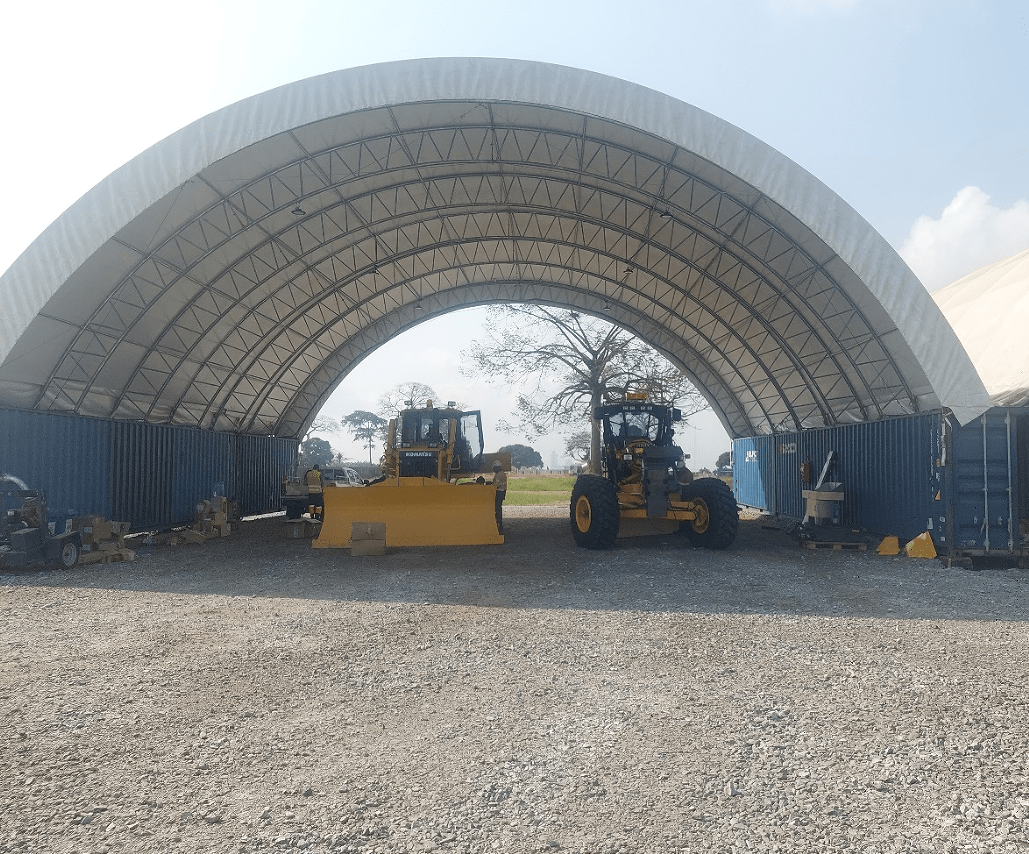 Container Schuilplaats - 60ft x 80ft x 20ft (18m x 24,3m x 6m)