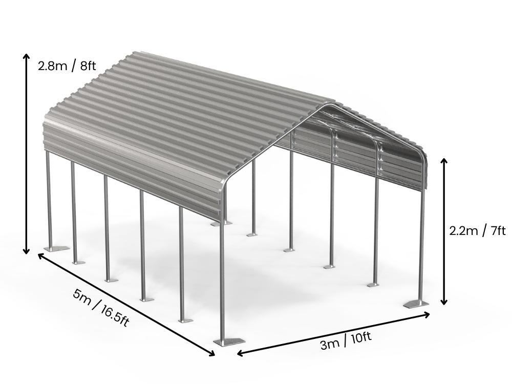 Auvent pour véhicule carport