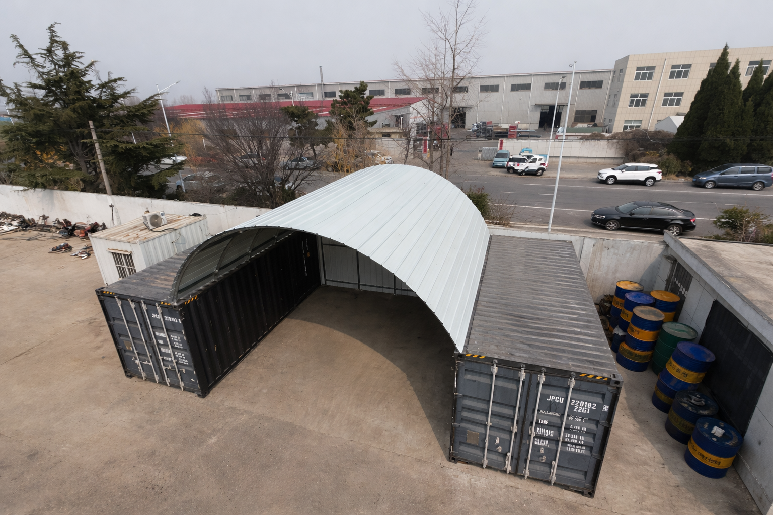 Containerluifels - 20ft x 20ft x 6,5ft (6m x 6m x 2m)