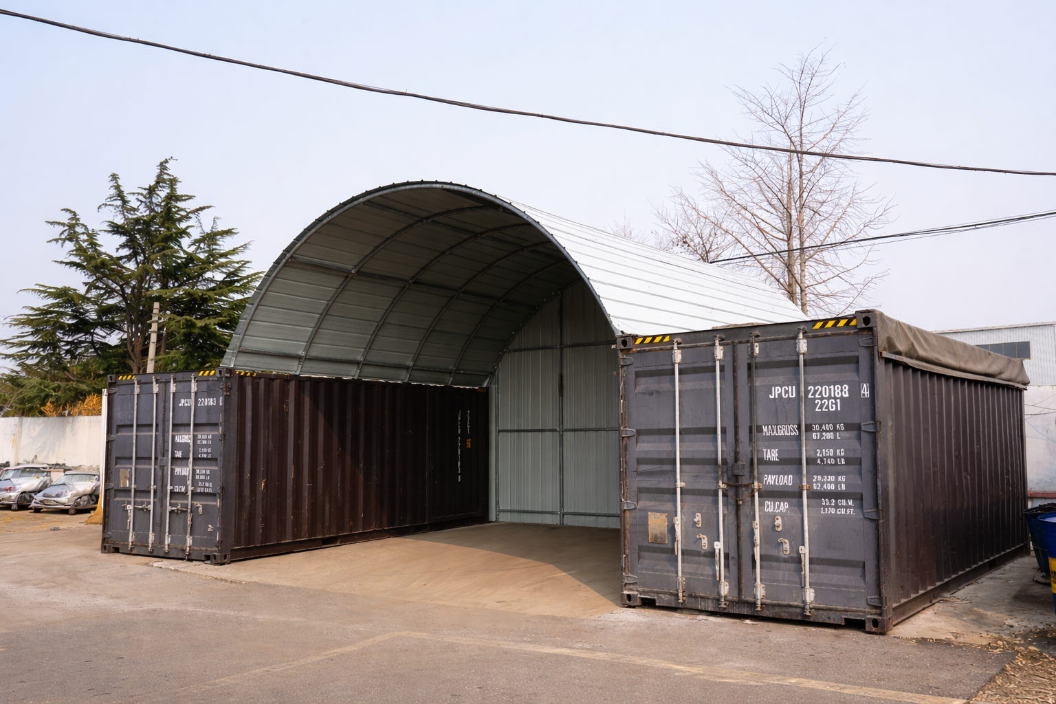 Containerluifels - 20ft x 20ft x 6,5ft (6m x 6m x 2m)