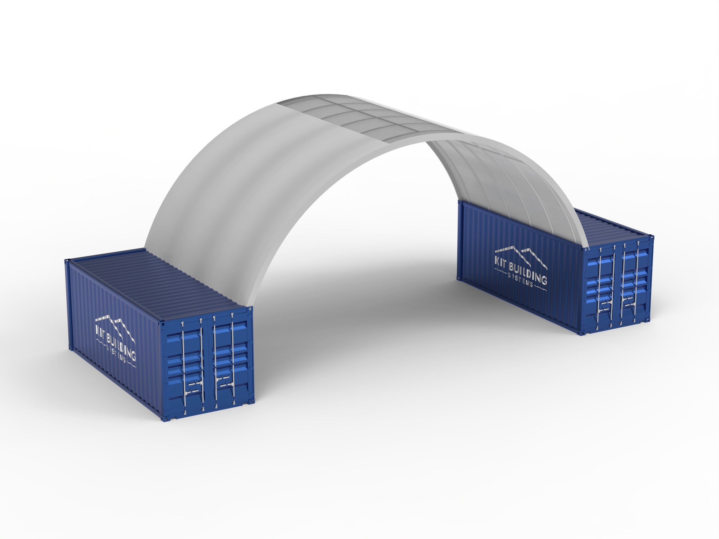 Auvents de conteneurs - 33 pieds x 20 pieds x 12 pieds (10 mx 6 mx 3,6 m)