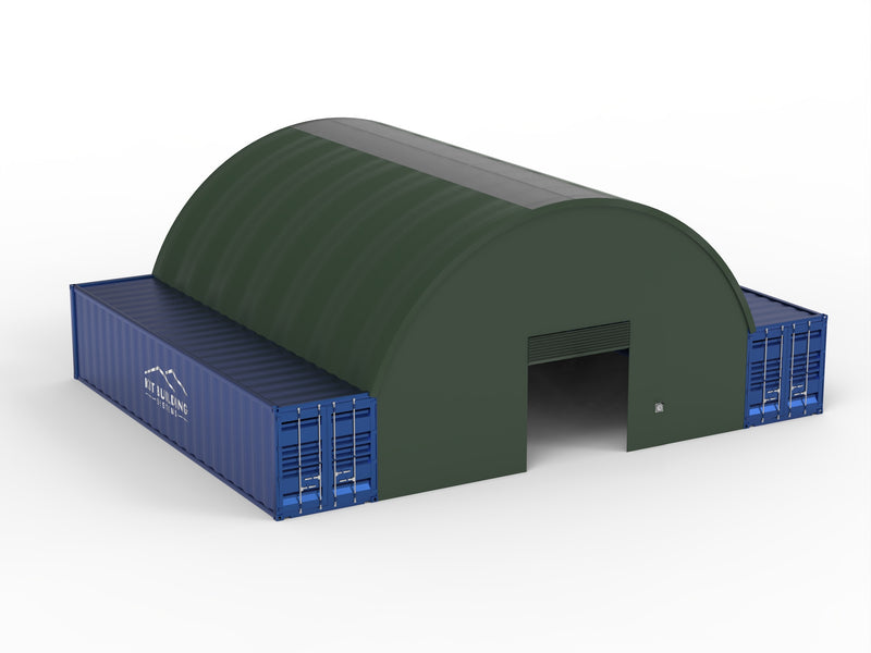 Container&shy;überdachung (10m x 12m x 3.6m)