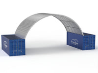 Stahlcontainer-Überdachungen - 10m x 6m x 3,6m (33ft x 20ft x 12ft)