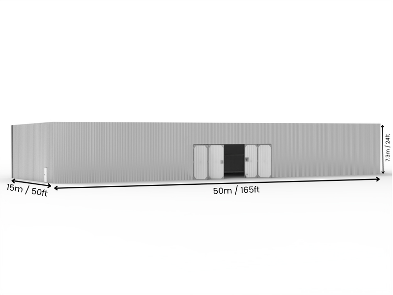 Mono Pitch Stalen Gebouwen
