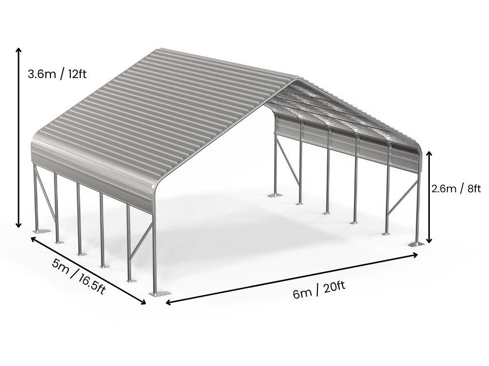 Auvent pour véhicule carport