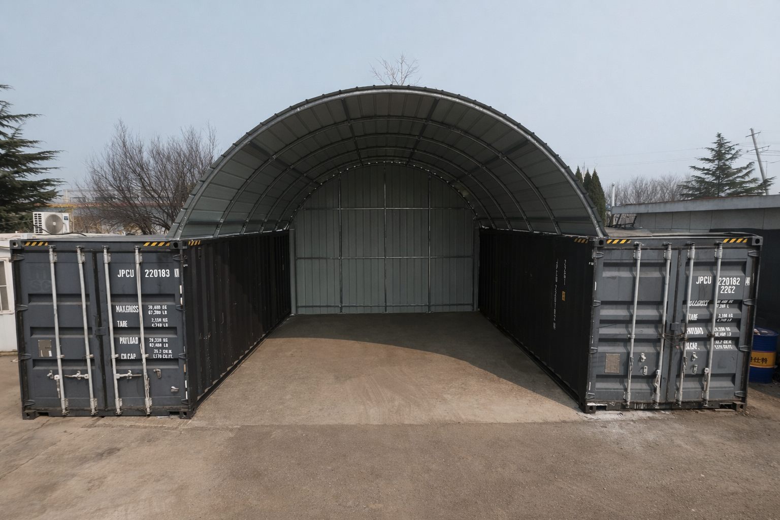 Containerluifels - 20ft x 20ft x 6,5ft (6m x 6m x 2m)