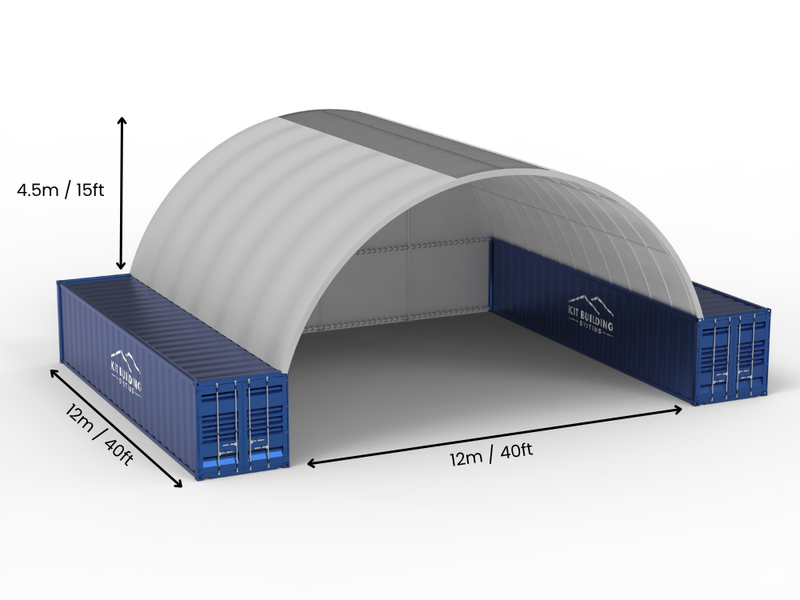 Containerluifels - 40ft x 20ft x 15ft (12m x 6m x 4,5m)