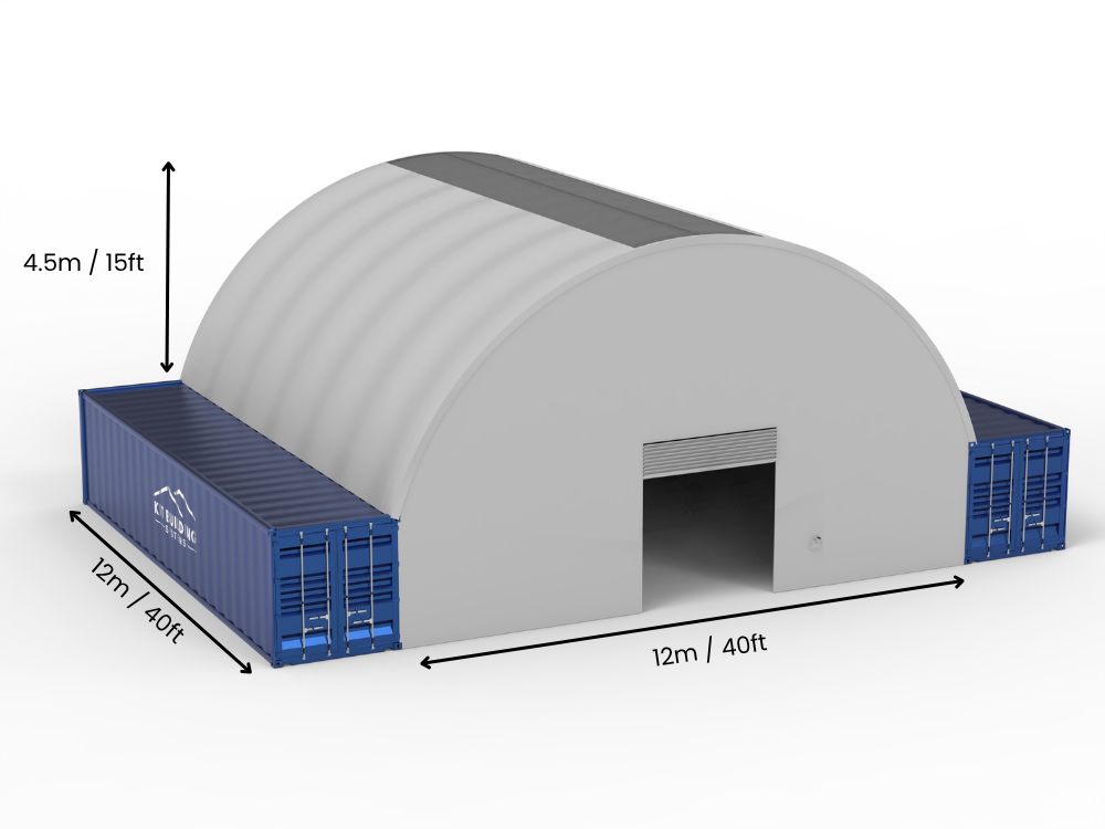 Containerluifels - 40ft x 20ft x 15ft (12m x 6m x 4,5m)