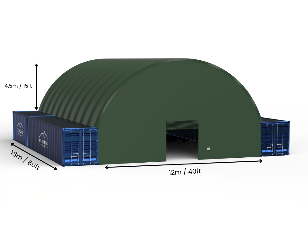 Containerluifels - 40ft x 20ft x 15ft (12m x 6m x 4,5m)