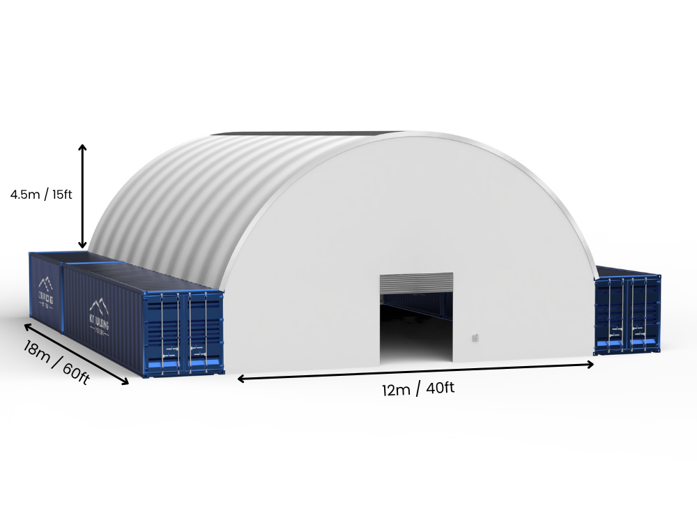 Containerluifels - 40ft x 20ft x 15ft (12m x 6m x 4,5m)