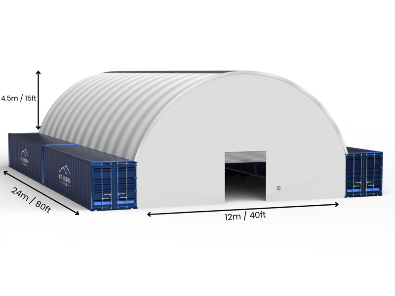 Containerluifels - 40ft x 20ft x 15ft (12m x 6m x 4,5m)