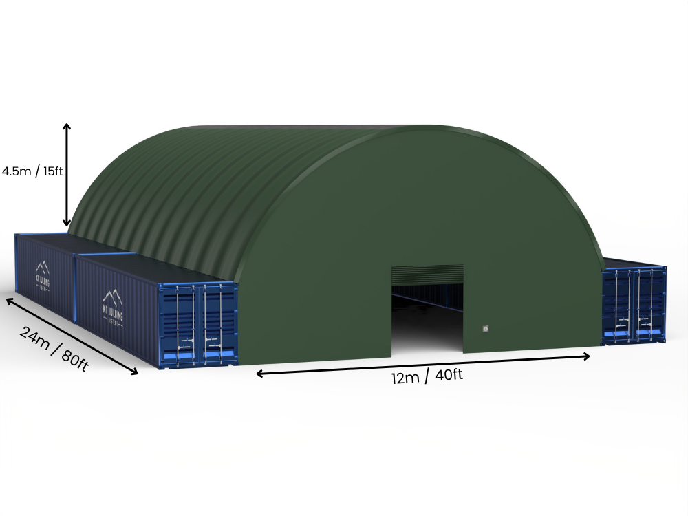 Containerluifels - 40ft x 20ft x 15ft (12m x 6m x 4,5m)